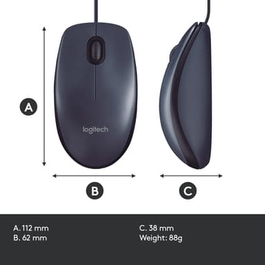 Logitech M100 mus