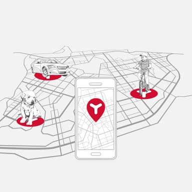 Yepzon One 2.0 GPS-tracker (hvit)