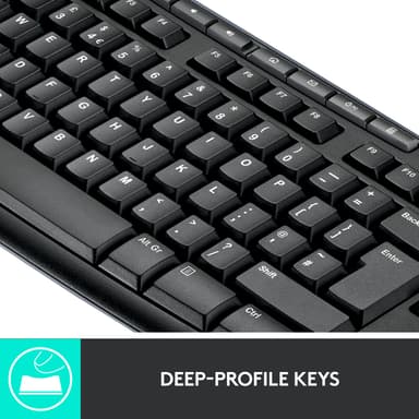 Logitech MK270 trådløs mus og tastatur