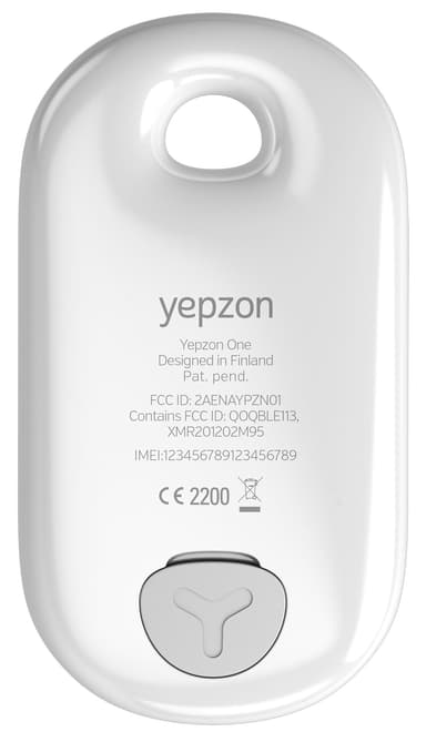 Yepzon One 2.0 GPS-tracker (hvit)