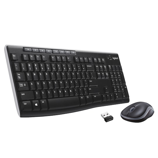 Logitech MK270 trådløs mus og tastatur
