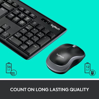 Logitech MK270 trådløs mus og tastatur