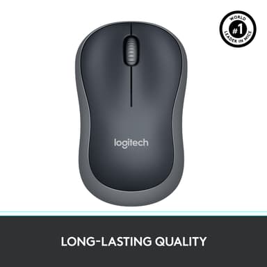 Logitech M185 trådløs mus (grå)