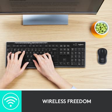 Logitech MK270 trådløs mus og tastatur