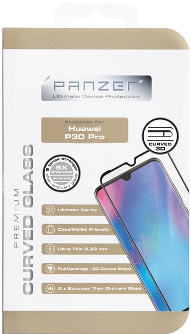 Panzer Huawei P30 Pro skjermbeskytter
