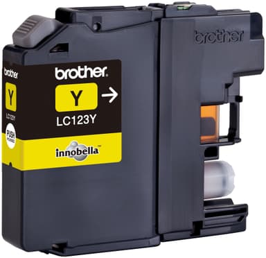 Brother LC123Y gul blekkpatron