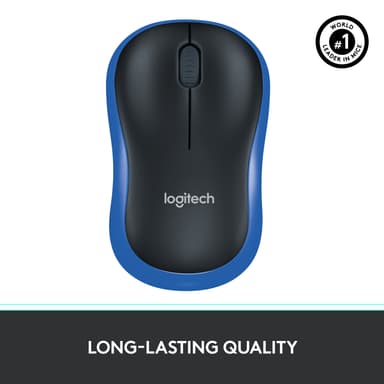 Logitech M185 trådløs mus (blå)