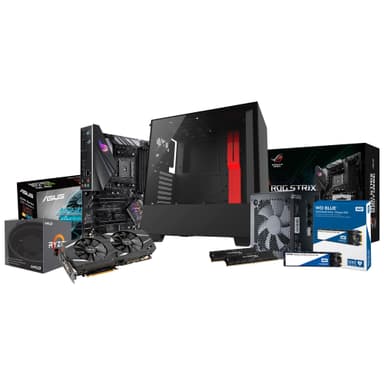 Edge DIY stasjonær gaming-PC-sett (AMD/2060)