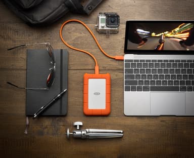 LaCie Rugged USB-C 2 TB bærbar harddisk