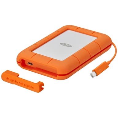 LaCie Rugged Thunderbolt USB-C 5 TB bærbar harddisk