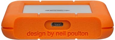 LaCie Rugged USB-C 2 TB bærbar harddisk
