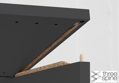 Epoq Click Graphite vegghjørneskap 60x92