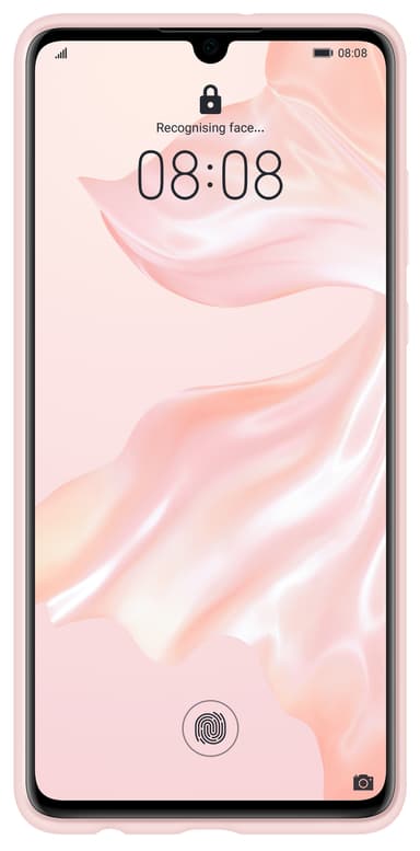 Huawei P30 Silicone deksel (kiresebærsrosa)