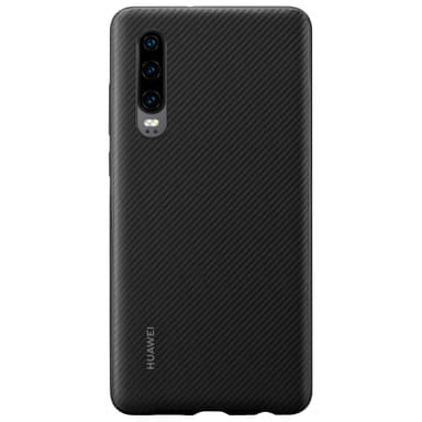 Huaweo P30 PU-deksel (sort)