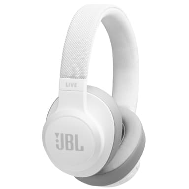 JBL LIVE 500BT trådløse around ear hodetelefoner (hvit Hodetelefoner | Headset | Ørepropper Elkjøp