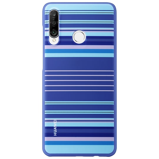 Huawei P30 Lite TPU-deksel (blå striper)