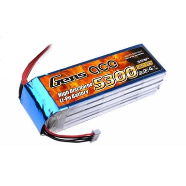 3s  5300mAh - 30C - Gens Ace T-Plug ( Deans )