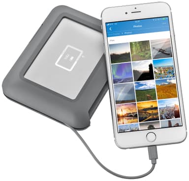 LaCie DJI Copilot 2 TB bærbar harddisk (grå)