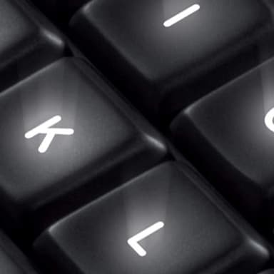 Logitech K800 trådløst tastatur (sort)