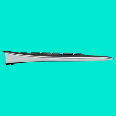 Logitech K800 trådløst tastatur (sort)