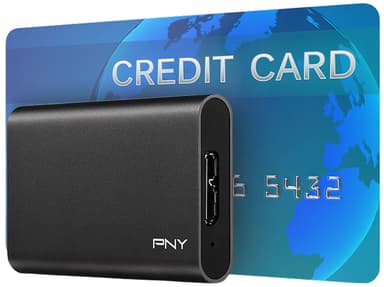 PNY Elite bærbar SSD 480 GB