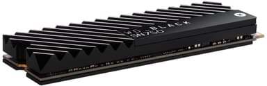WD Black SN750 med innebygd kjøleribbe NVMe SSD 1 TB