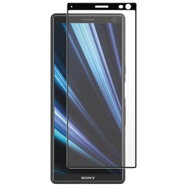 Panzer Full-Fit Sony Xperia 10 skjermbeskytter (sort)