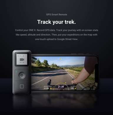Insta360 one x gps sales remote
