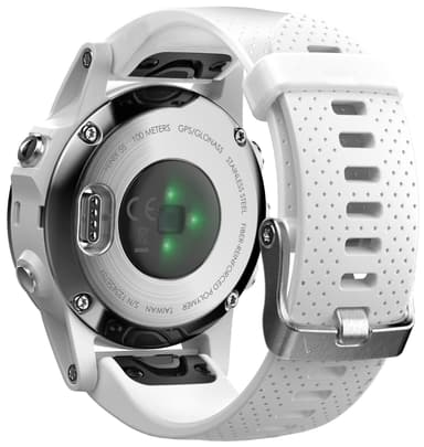 Garmin Fenix 5s multitreningsklokke (Carrera hvit)