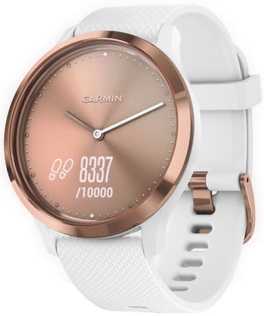 Garmin Vivomove HR hybrid smartklokke S/M (hvit)