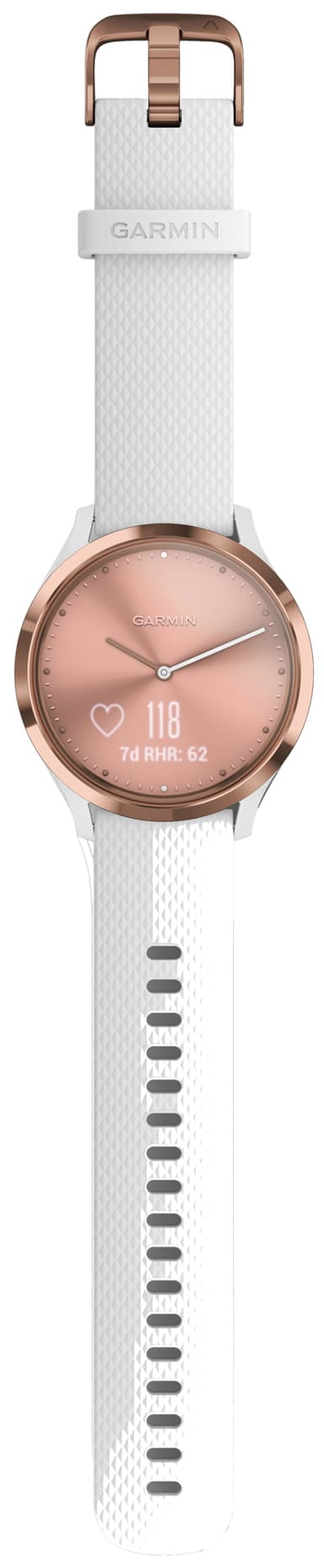 Garmin Vivomove HR hybrid smartklokke S/M (hvit)