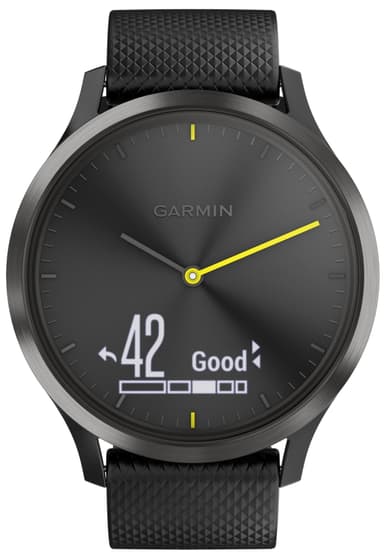 Garmin Vivomove HR hybrid smartklokke L (sort)