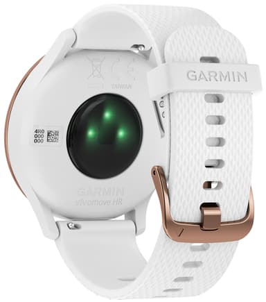 Garmin Vivomove HR hybrid smartklokke S/M (hvit)