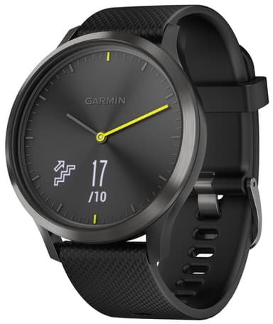 Garmin Vivomove HR hybrid smartklokke L (sort)