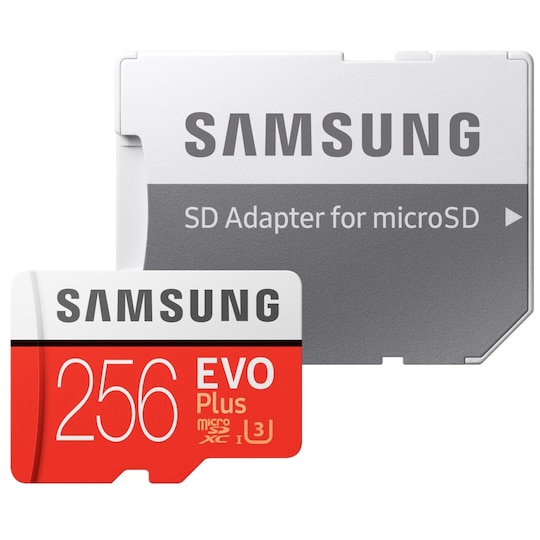 Samsung Evo Plus Micro SDXC UHS-3 minnekort 256 GB