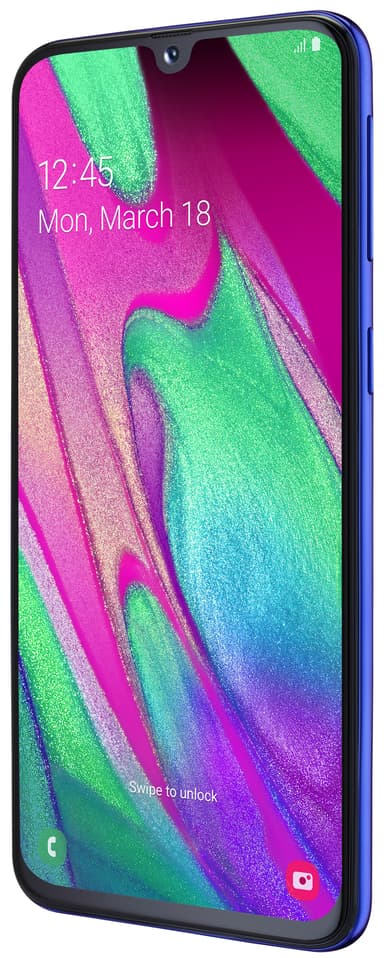 Samsung Galaxy A40 smarttelefon (blå)