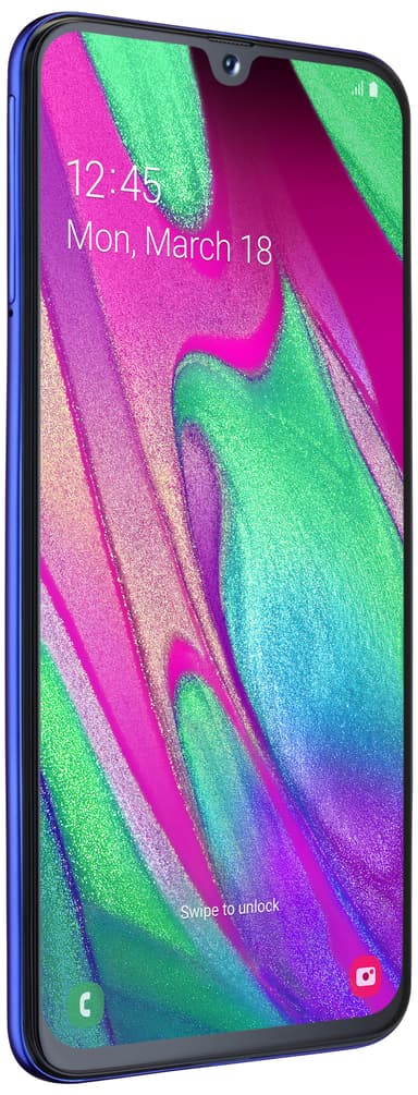 Samsung Galaxy A40 smarttelefon (blå)