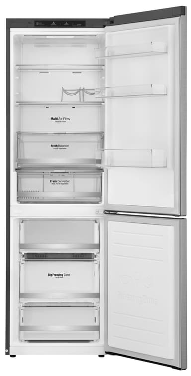 LG kombiskap GBB71PZEFN (stål)