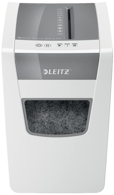 Leitz IQ Slim Home Office P4 makulator med krysskutting