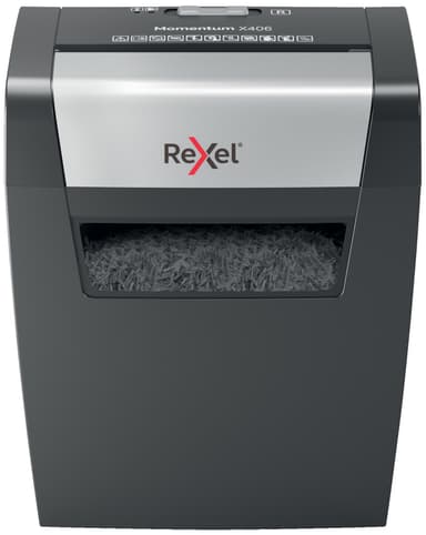 Rexel Momentum X406 cross-cut makulator