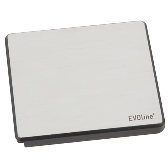 EVOline Square80 stikkontakt E11000093175 (sølv)
