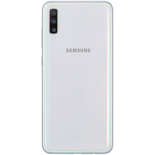 Samsung Galaxy A70 smarttelefon (hvit)