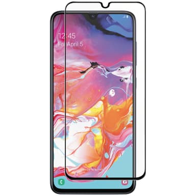 Panzer Full-Fit Samsung Galaxy A70 skjermbeskytter (sort)