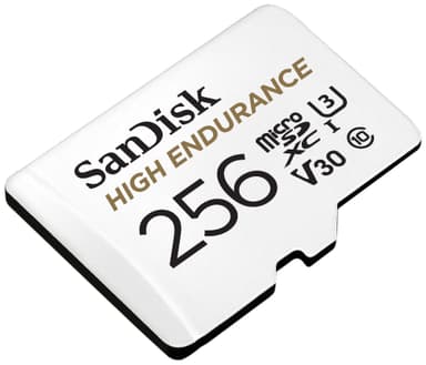 SanDisk MicroSDXC Endurance 256 GB minnekort med SD-adapter