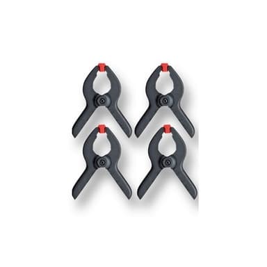 Mini fjørklemmer - 90mm - 4stk