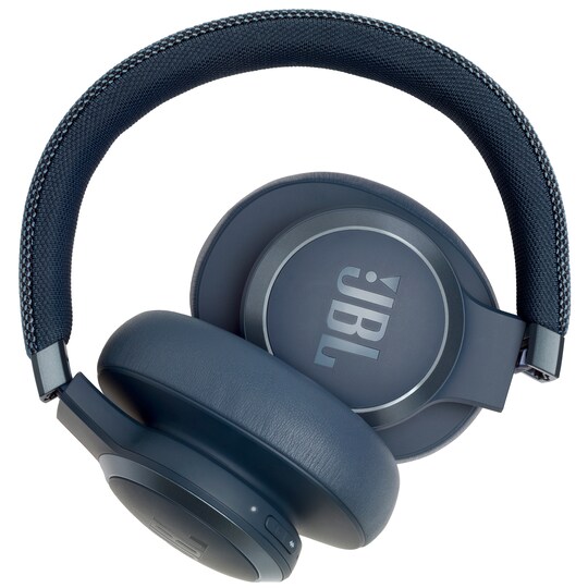 JBL LIVE 650BT trådløse around-ear hodetelefoner (blå)