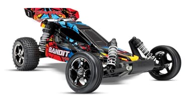 Traxxas bandit vxl 1/10 2wd tqi tsm rtr u/batteri