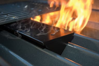 Non-stick røyk boks, v-formet