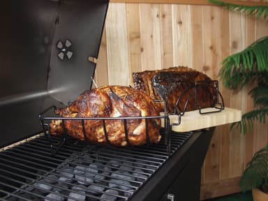Non-stick reversible steg / rib rack