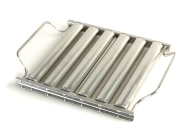 Stainless hot dog roller rack